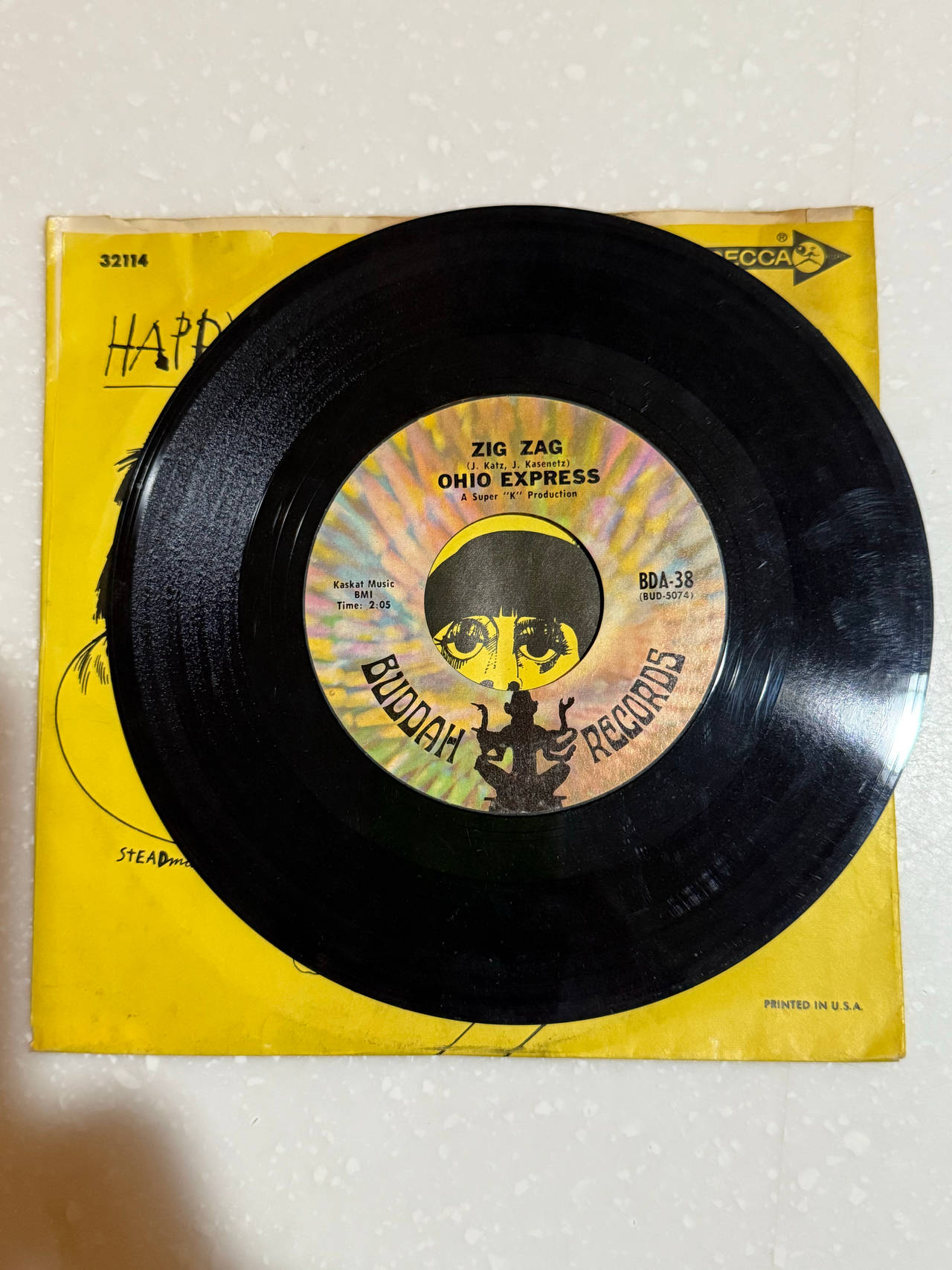 Ohio Express - Zig Zag / Yummy Yummy Yummy 7" Vinyl