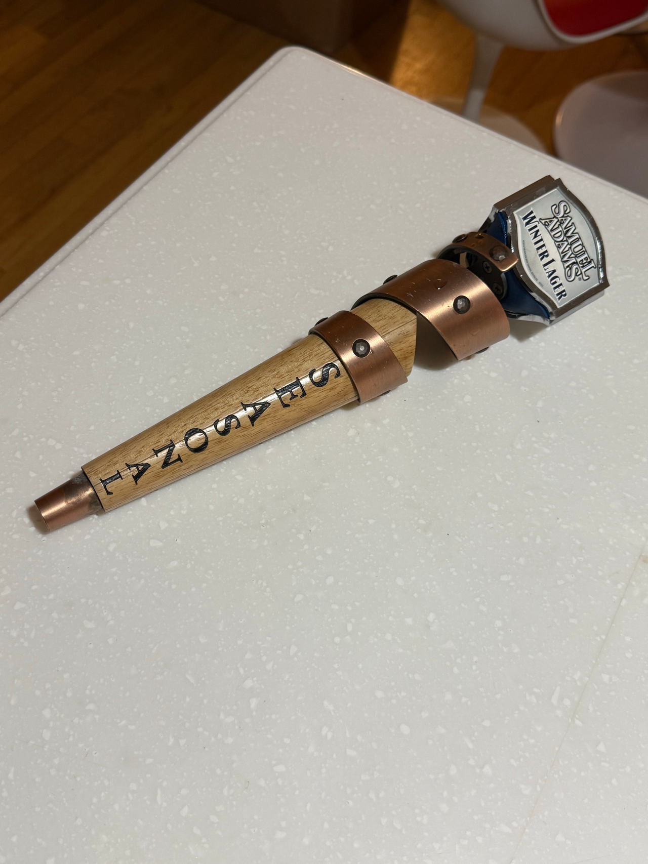 Samuel Adams Winter Lager Seasonal Beer Tap Handle