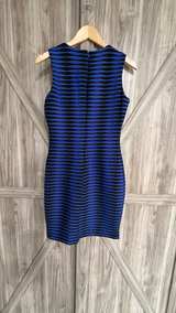 Women’s Calvin Klein Sleeveless Geometric Pattern Sheath Dress size 4P - Image 3