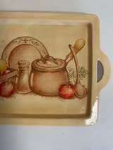 Vintage Ceramic Kitchen Still Life Serving Tray - Image 5