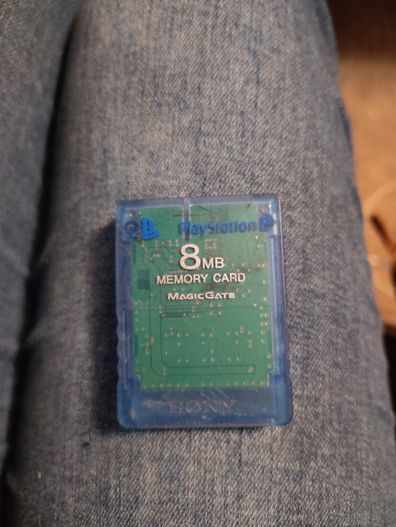 Sony PlayStation 2 8MB Memory Card - Island Blue