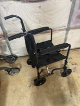 Drive Medical Lightweight Expedition Transport Chair with Hand Brakes - Image 2