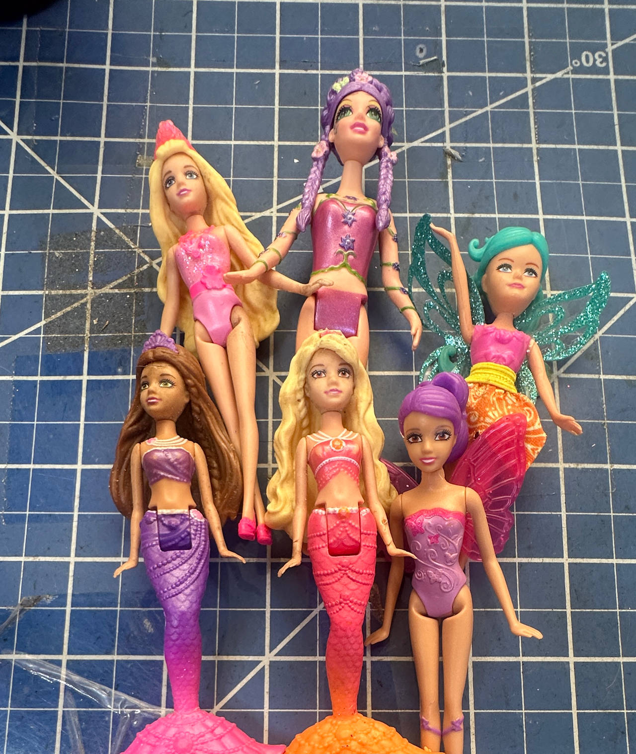 Barbie Mini Mermaid and Fairy Doll Lot. 194