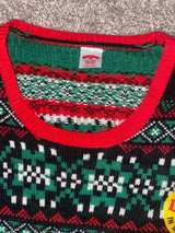 Ugly Christmas Sweater with Santa and Drink Holder - Image 4