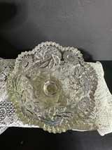 Westmoreland Paddle Wheel Compote/Candy Clear Glass Dish Antique Circa 1906 - Image 3