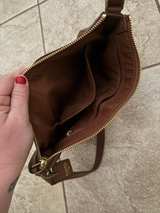 Fossil Brown Leather Crossbody Bag - Image 4