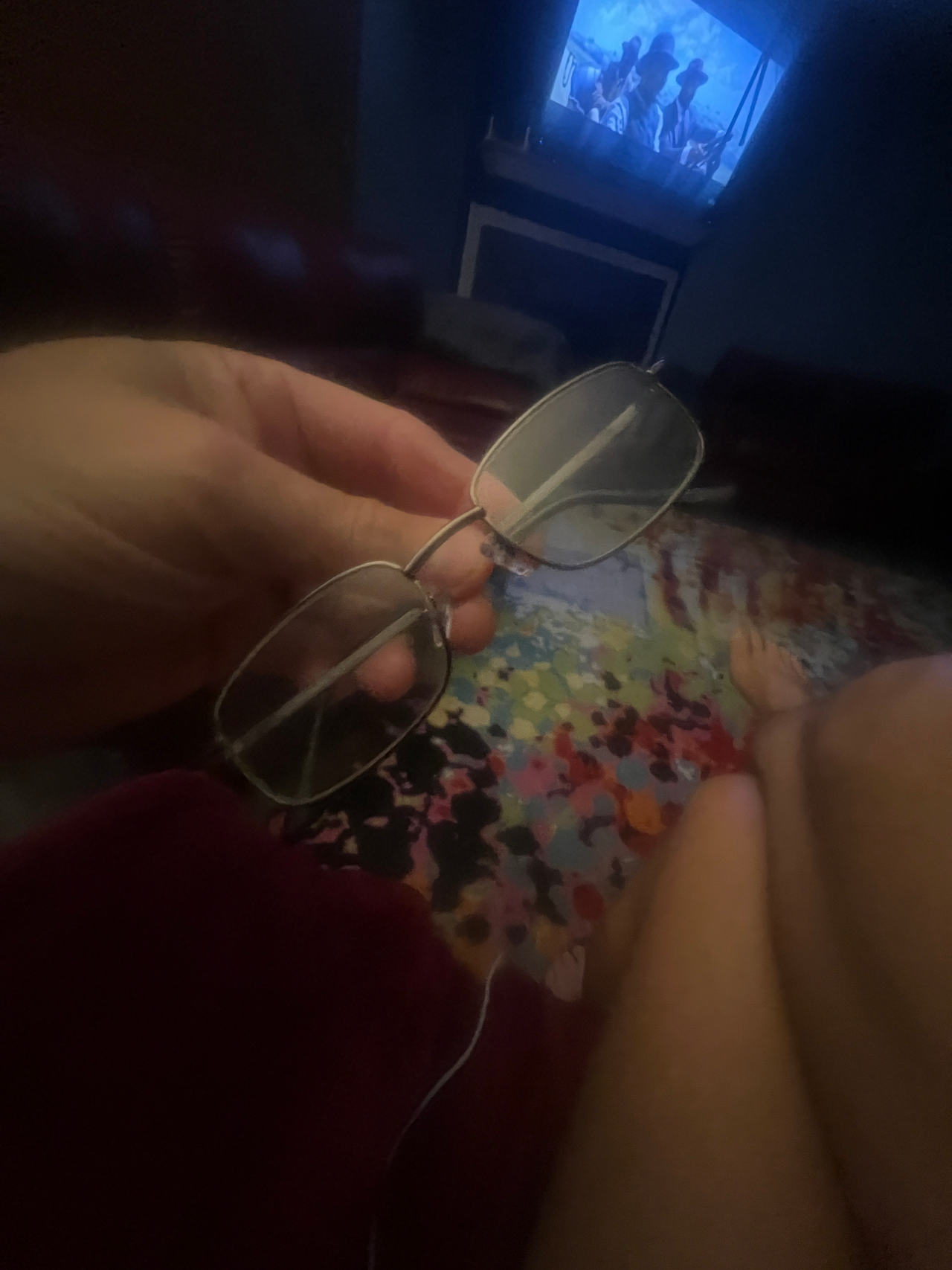 Rectangular Metal Frame Eyeglasses