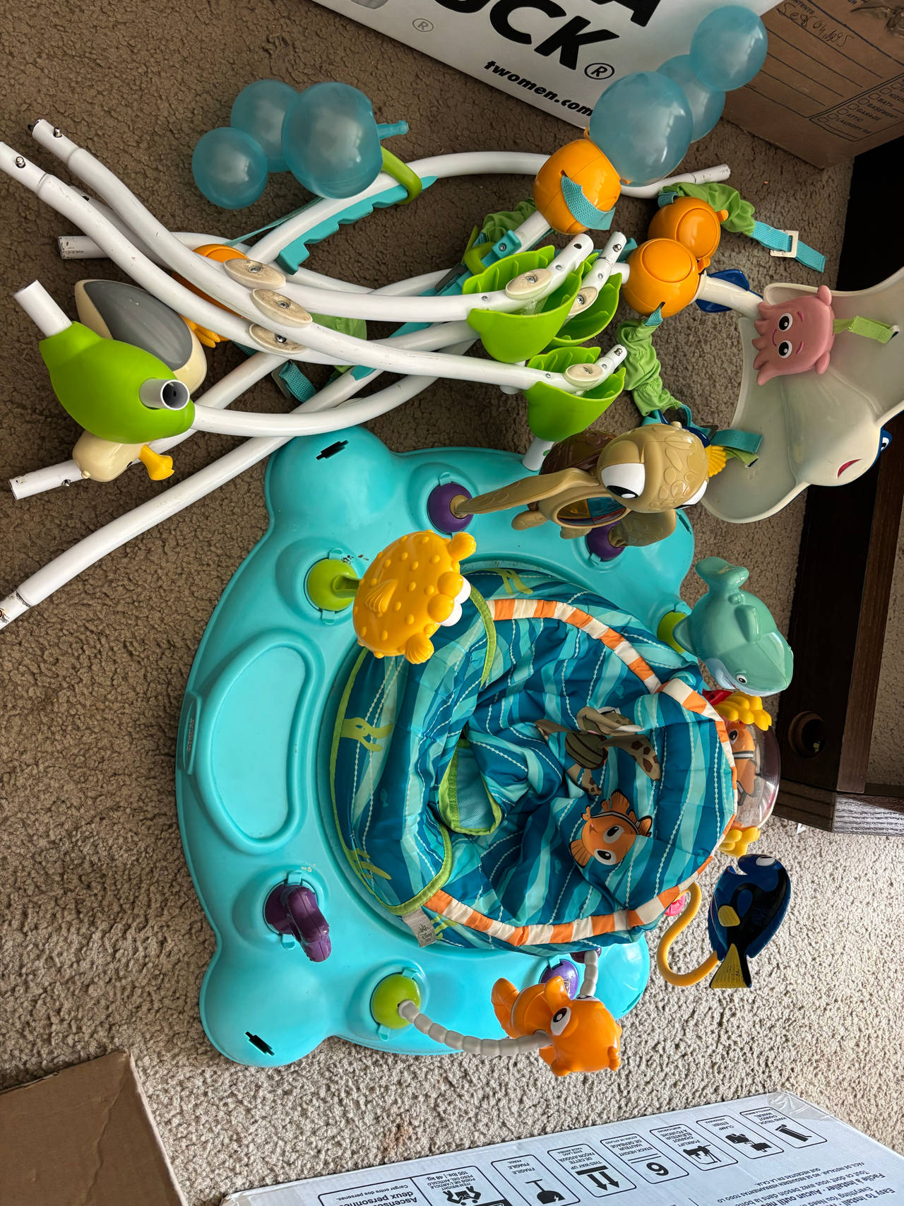 Disney Baby Finding Nemo Sea of Activities Jumper