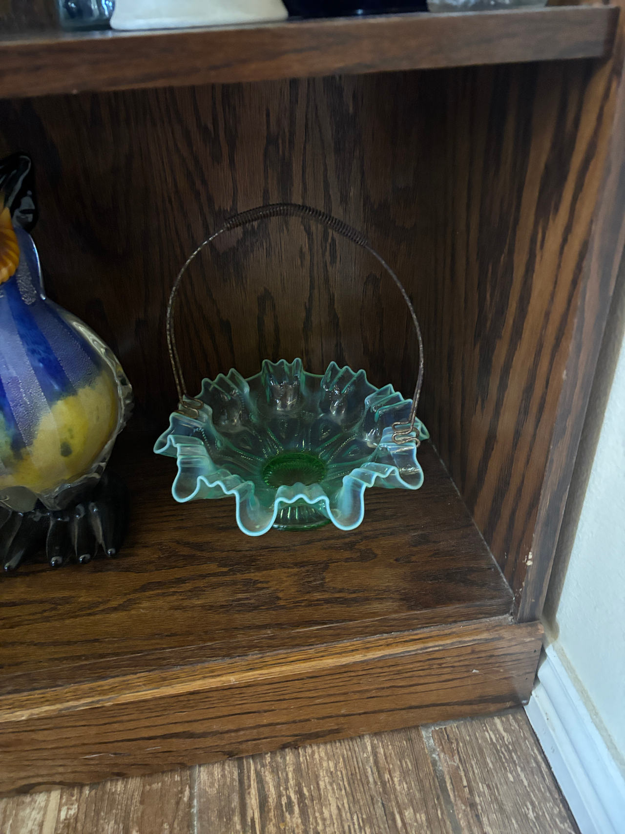 Fenton Art Glass Basket