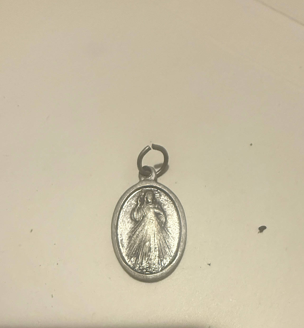 Divine Mercy Religious Medal Pendant