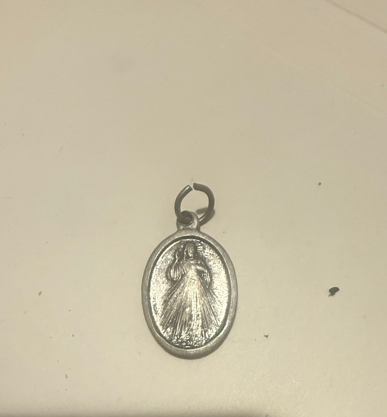 Divine Mercy Religious Medal Pendant