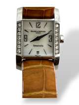 Baume & Mercier Hampton for Tiffany & Co. Diamond Ladies Watch Double Signed - Image 2