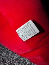 80s HUGE 3 FEET Red Dinosaur Plush Toy Manhattan Toy Velvet Large Brontosaurus - Image 4