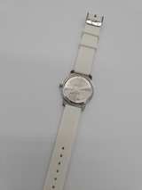 Geneva White Silicone Link Watch - Image 1