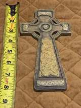Solid Rock Stoneworks Stone Cross on Base 16-inch - Image 2