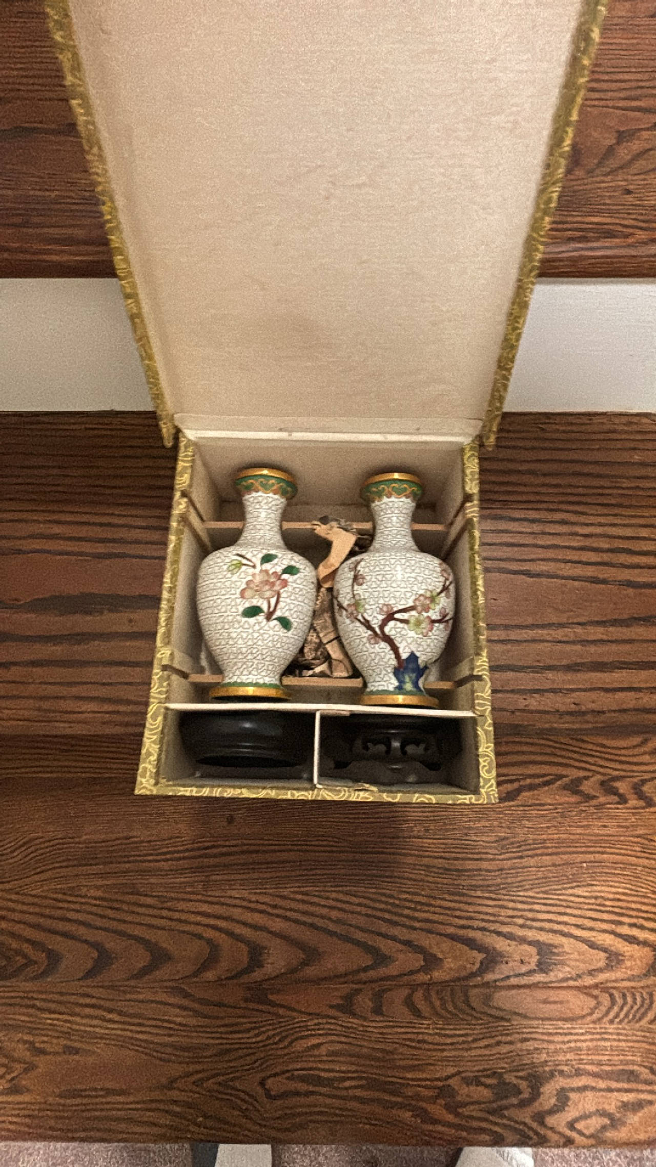 Cloisonné Vase Set