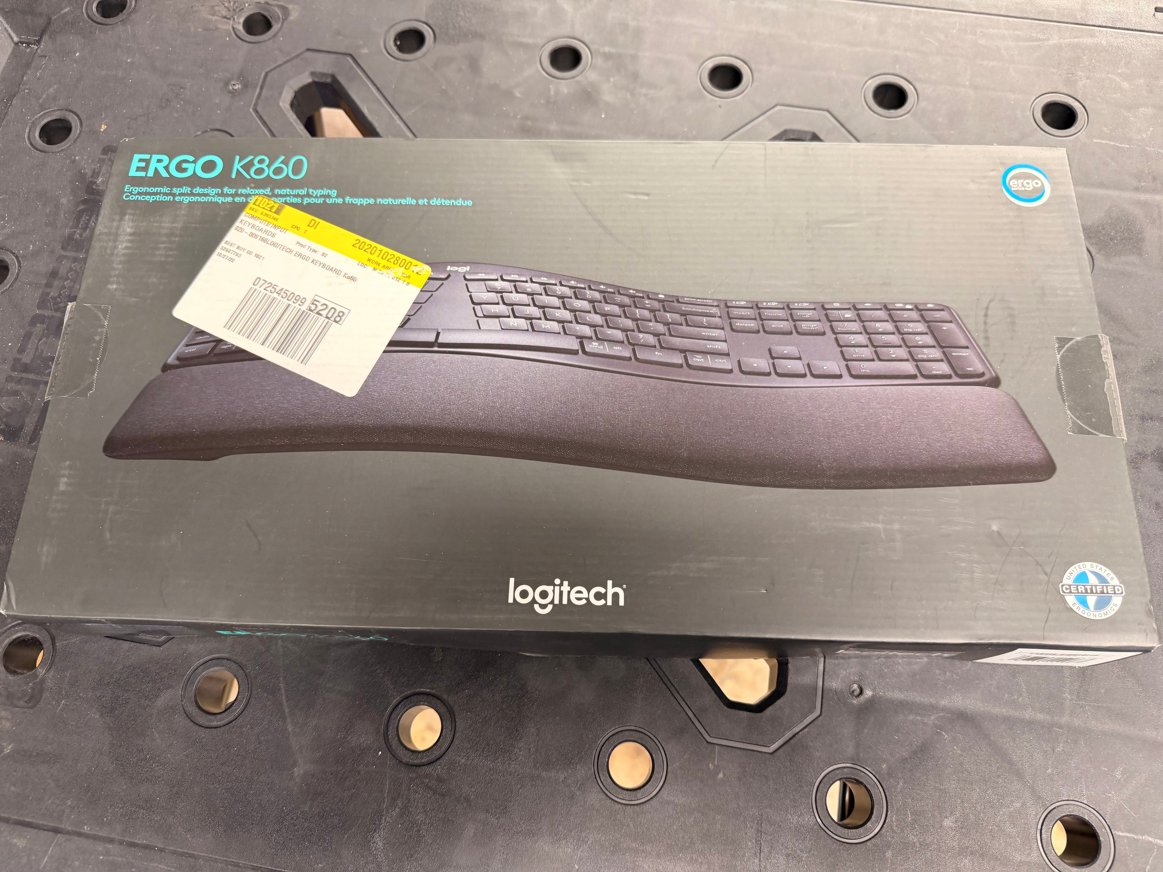 Logitech ERGO K860 Wireless Ergonomic Keyboard – Split Design, Black - Image 2