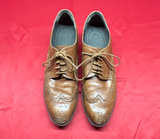 Cole Haan Brown Leather Wingtip Oxfords - Image 1