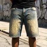 Originalsbles Embossed Flame Denim Shorts
Size 40 - Image 2