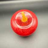 Murano Style Red Glass Apple Paperweight - Image 2