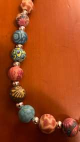 Jilzara Polymer Clay Stretch Necklace - Image 3