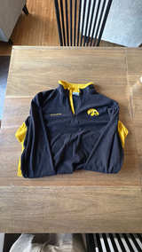 Columbia Iowa Hawkeyes Quarter-Zip Jacket Large Unisex - Image 2