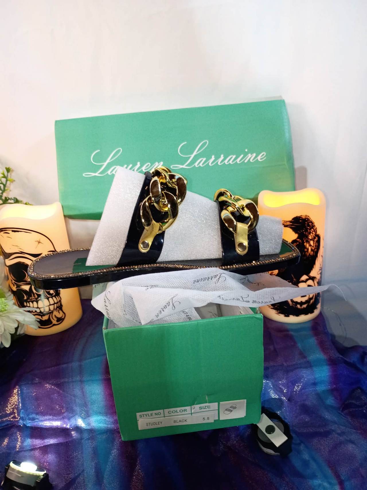 Lauren Lorraine Studley Chain Sandal