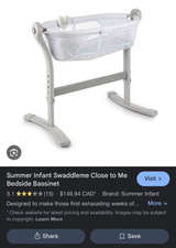Summer Infant SwaddleMe By Your Bed Sleeper - Image 2
