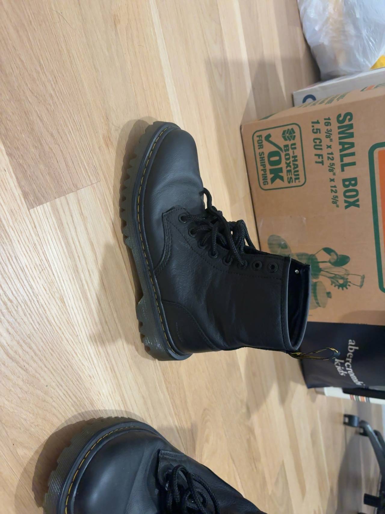 Dr. Martens Awley Black Leather Boot