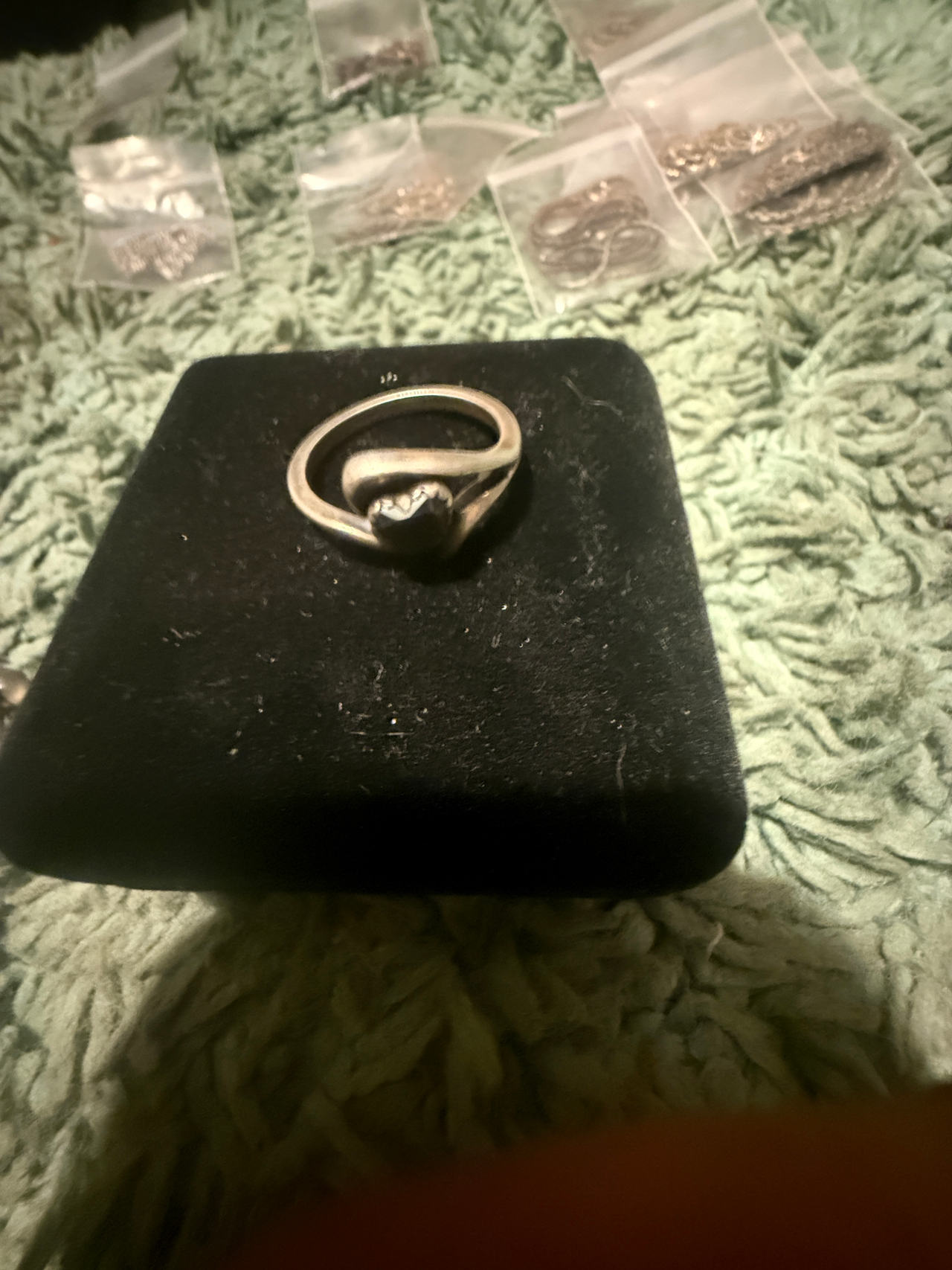 Sterling Silver Heart Bypass Ring