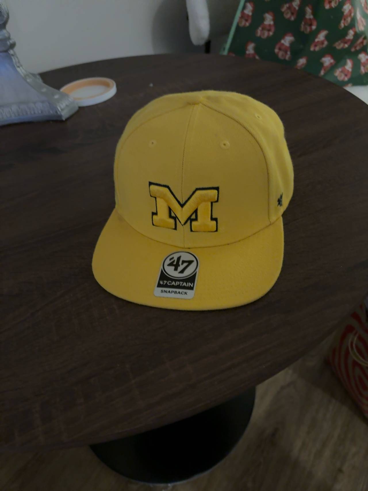 New Era Michigan Wolverines Snapback Hat Navy/Yellow