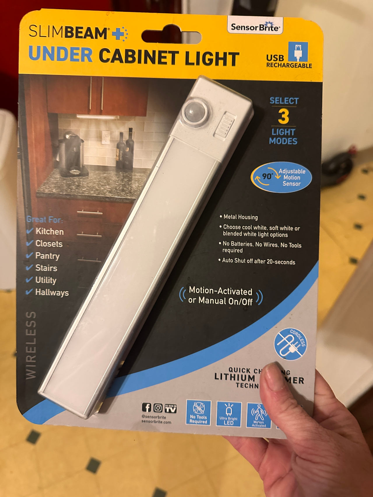 Sensor Brite SlimBeam+ Under Cabinet Light