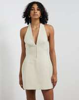 CAMILLA AND MARC - PETRA MINI DRESS - SIZE 8 - RPP $550 - PISTACHIO COLOUR

 - Image 3