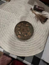 Vintage Brass Decorative Dish - Image 1