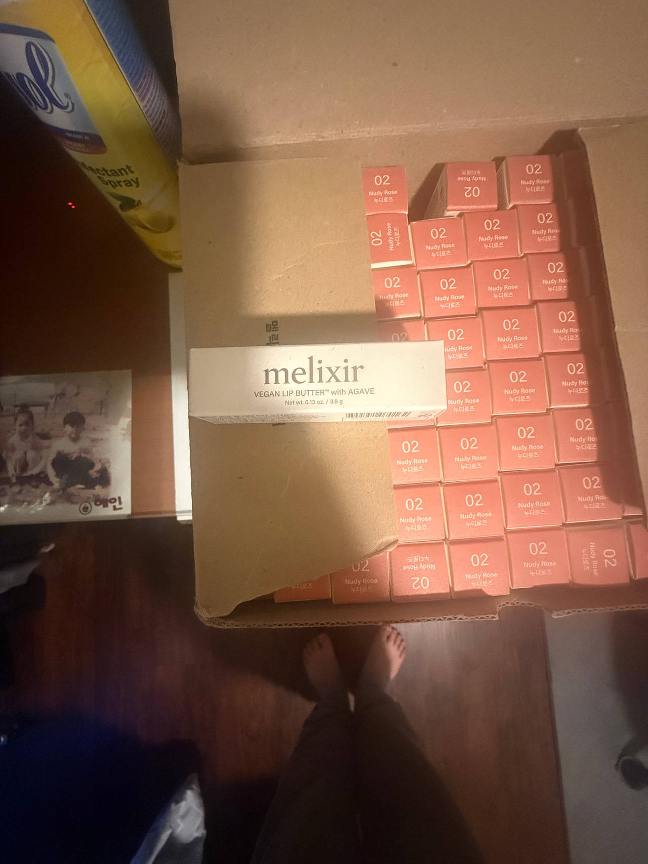 Melixir Vegan Lip Butter with Agave (Nudy Rose)
