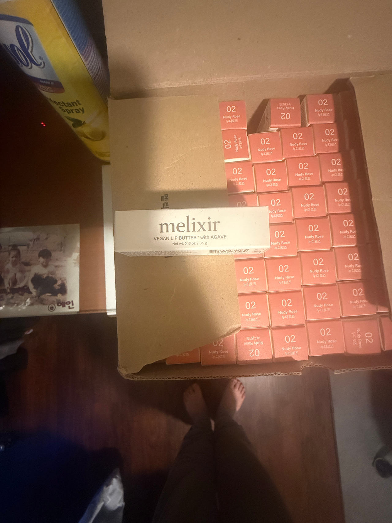 Melixir Vegan Lip Butter with Agave (Nudy Rose)