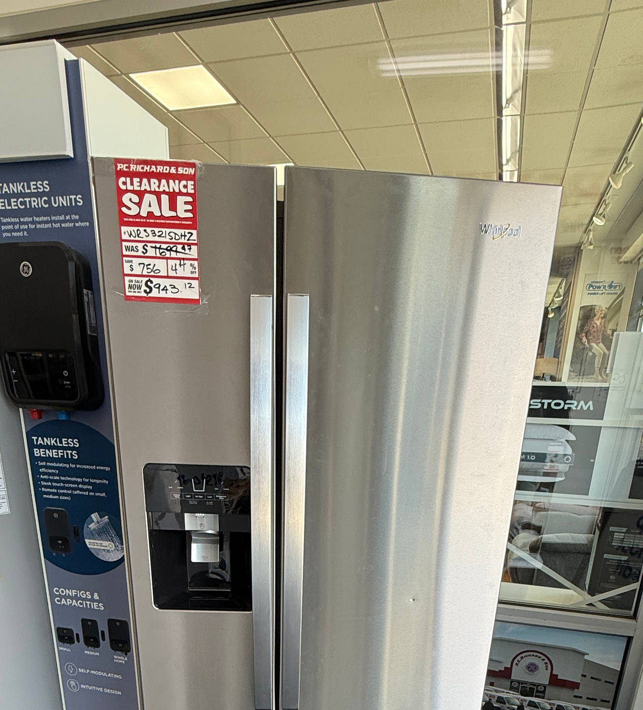 Whirlpool 33-inch Wide Side-by-Side Refrigerator - 21 cu. ft.