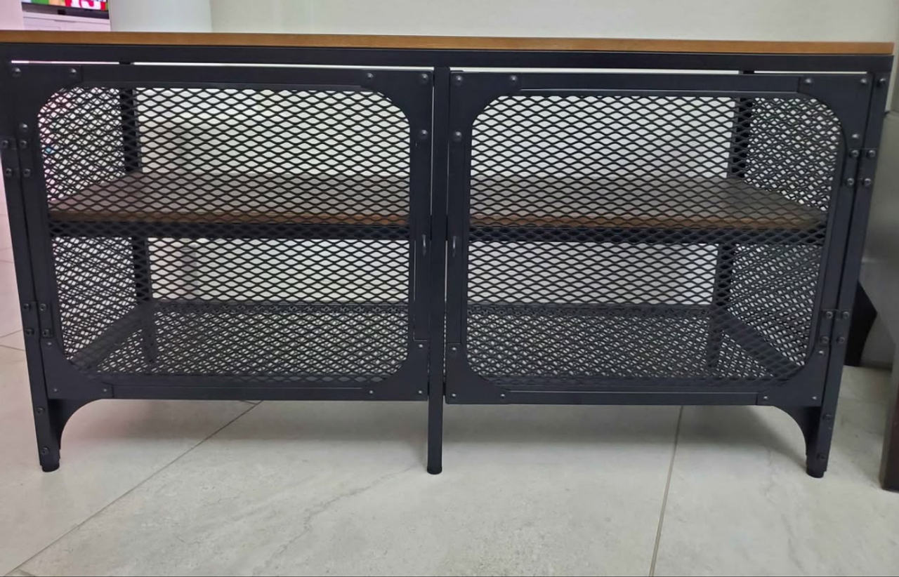 Industrial Mesh Metal Cabinet