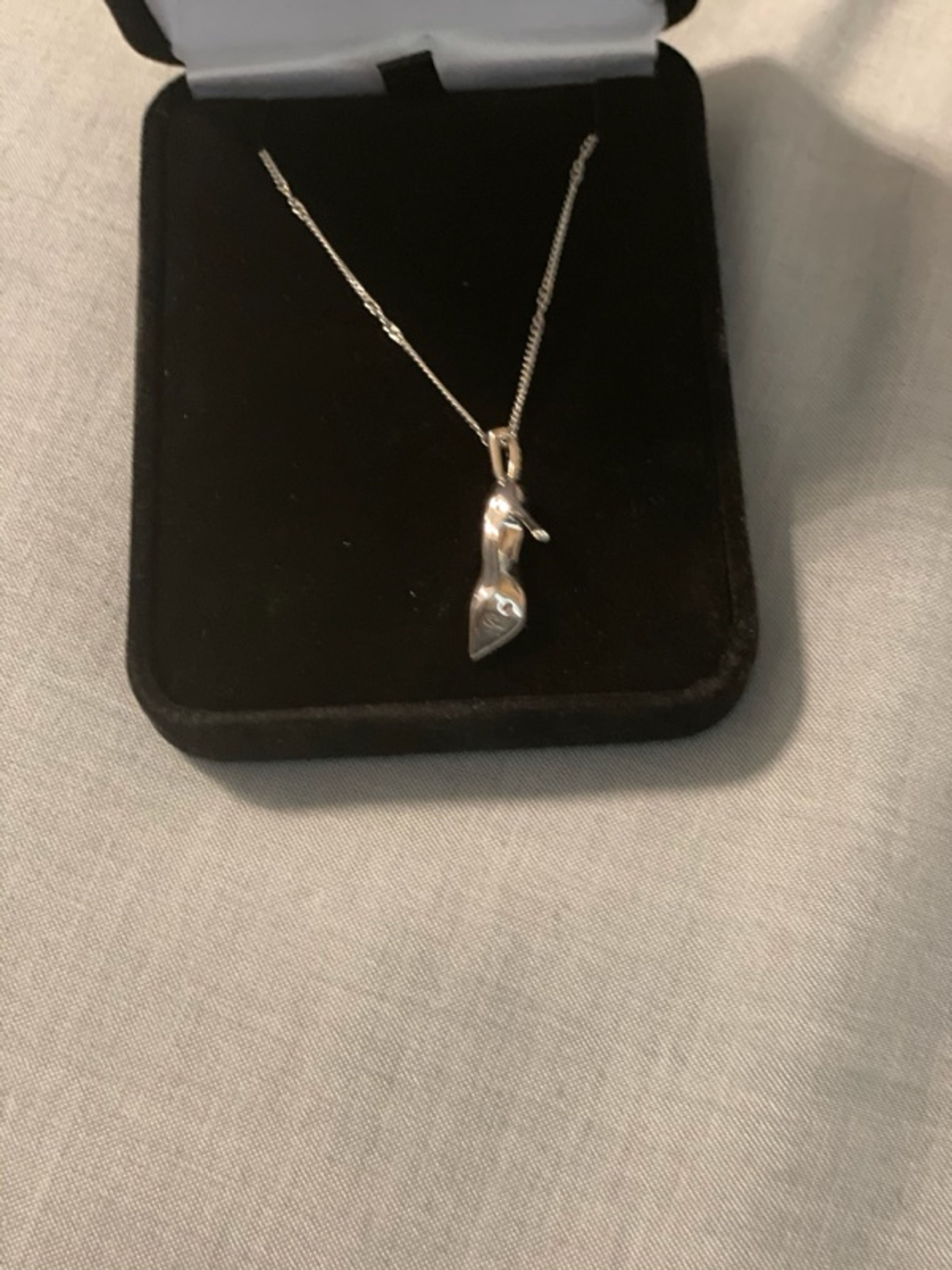 Tiffany Elsa Peretti Bottle Jug Pendant Necklace in Sterling Silver