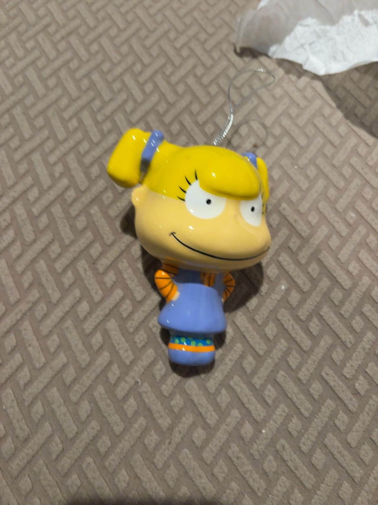 Nickelodeon Rugrats Angelica 4" Blue Christmas Ornament
