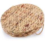 Wudkey Ceramic Divided Serving Dishes with Cattail Basket - Image 4