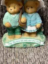 Cherished Teddies Carter & Elsie "We're Friends Rain or Shine" Figurine - Image 2