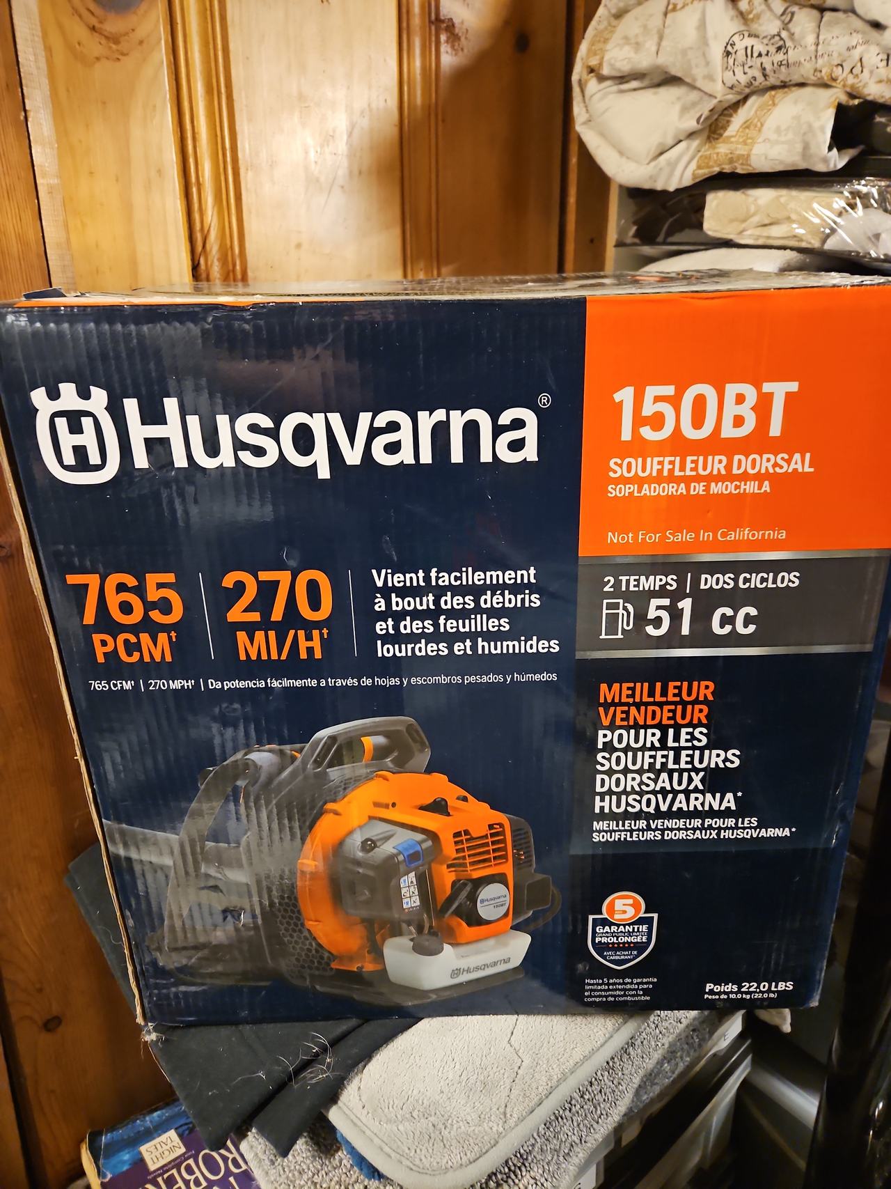 Husqvarna 150BT Backpack Blower