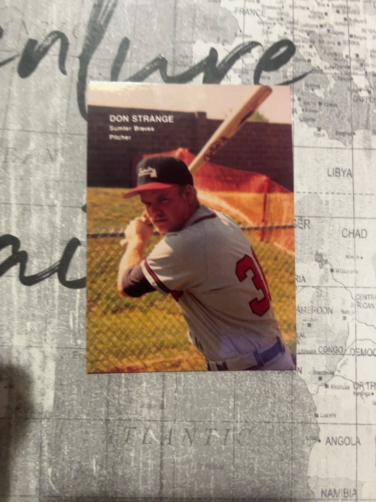 Best Don Strange 1990 Sumter Braves Autographed Card