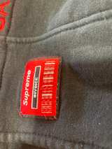 Balenciaga Crest Hoodie Black/Red - Image 2