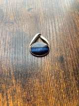 Blue Tiger's Eye Silver Pendant - Image 1