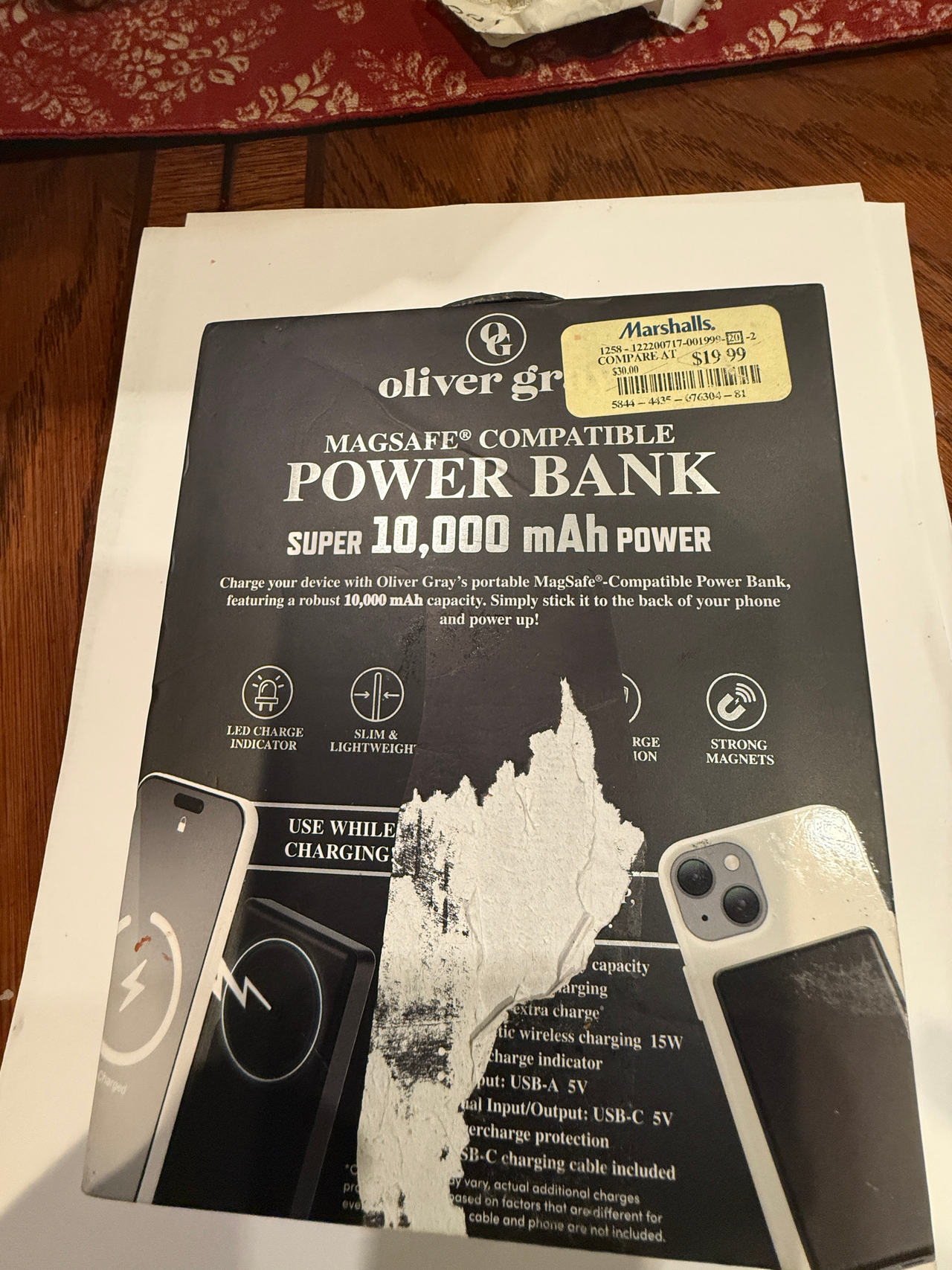 Oliver Gray MagSafe Compatible Power Bank