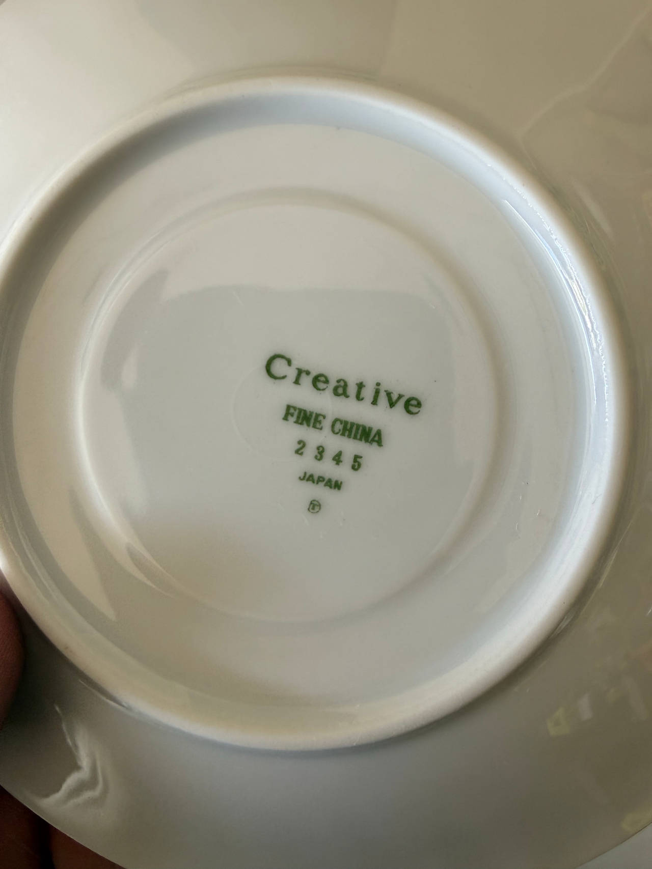 Creative Fine China Pattern 2345 Plate/Saucer