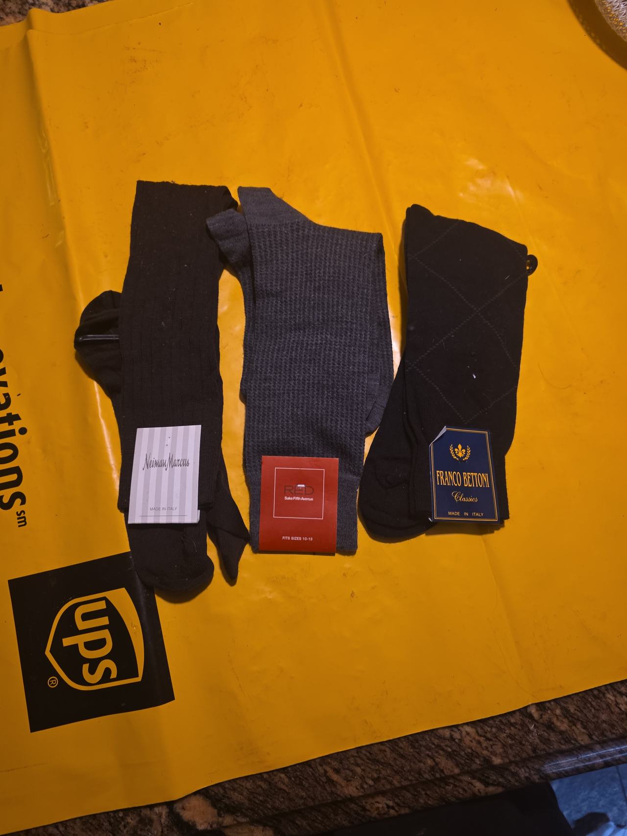 3 pair of Men's Italian Dress Socks Bundle#4