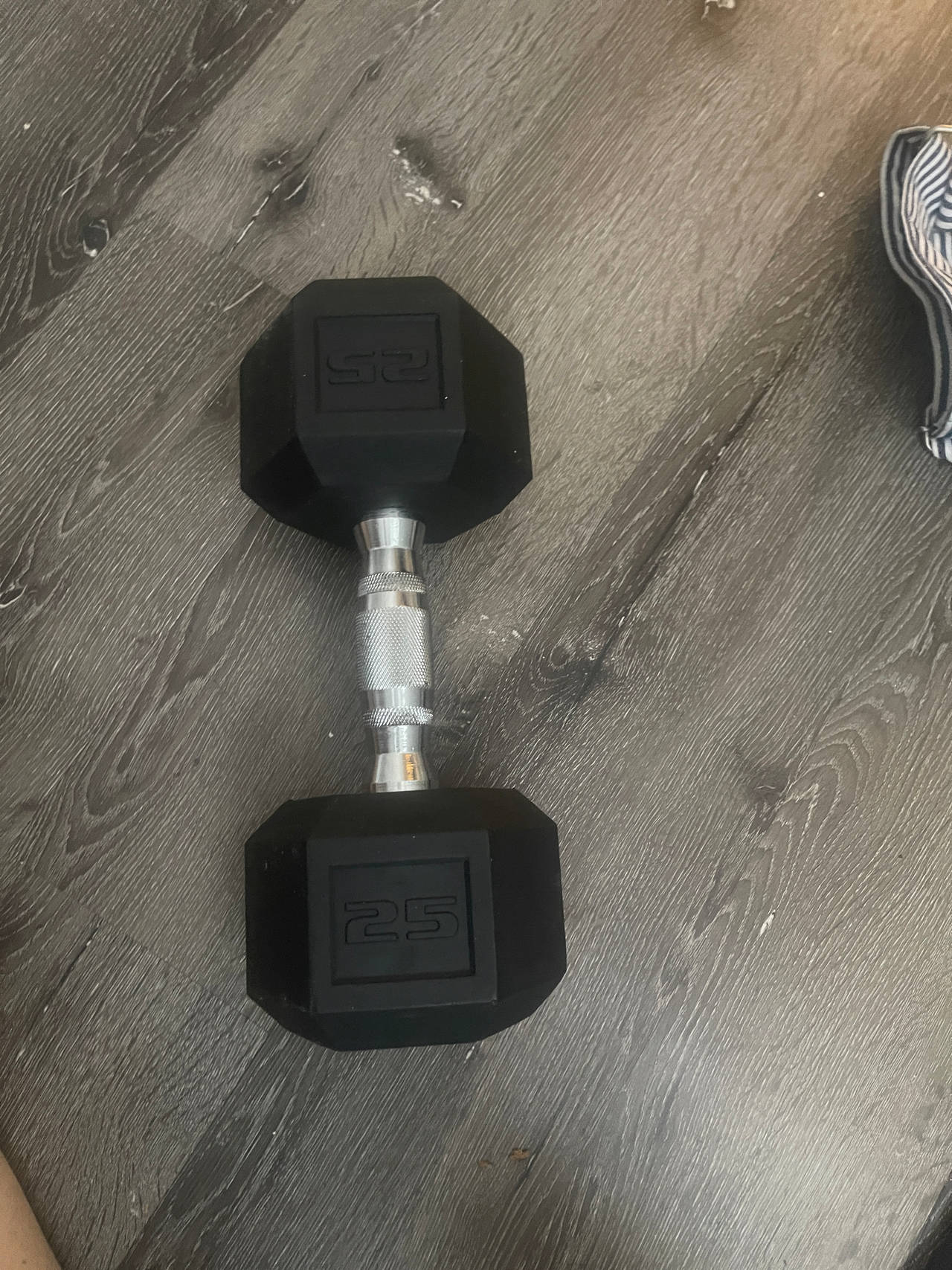 Rubber Hex Dumbbell